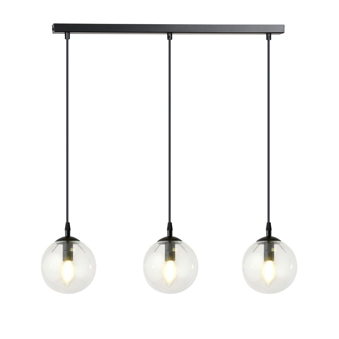 Cosmo 3 pendellampe transparent