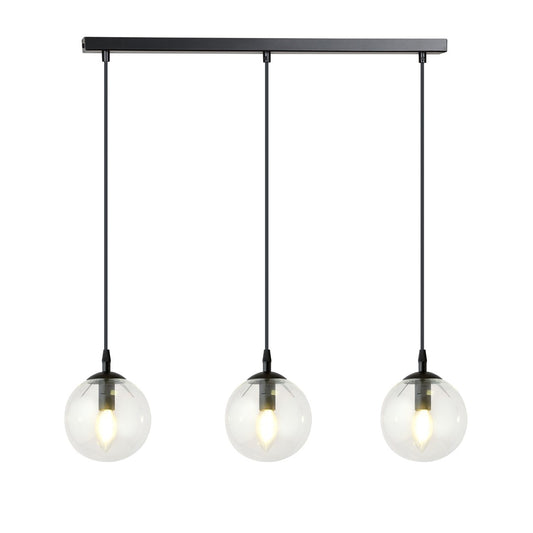 Cosmo 3 pendellampe transparent