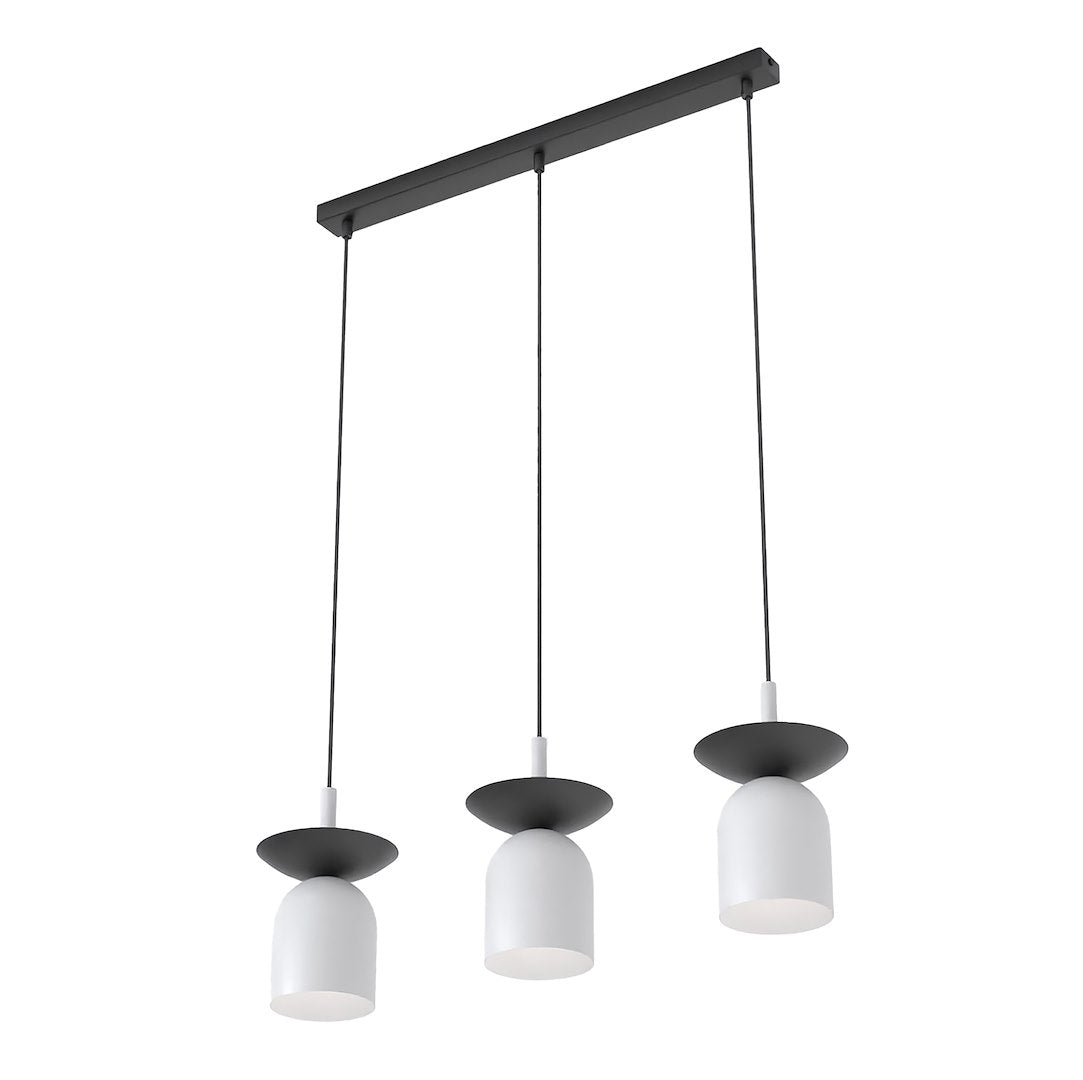 Ego 3 pendellampe sort/grå