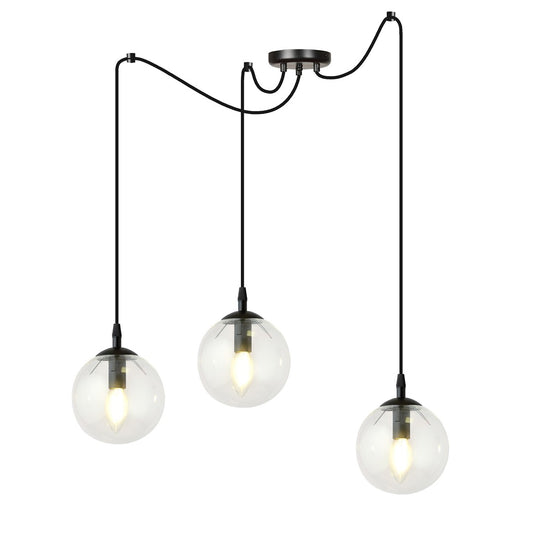 Gigi 3 pendellampe transparent