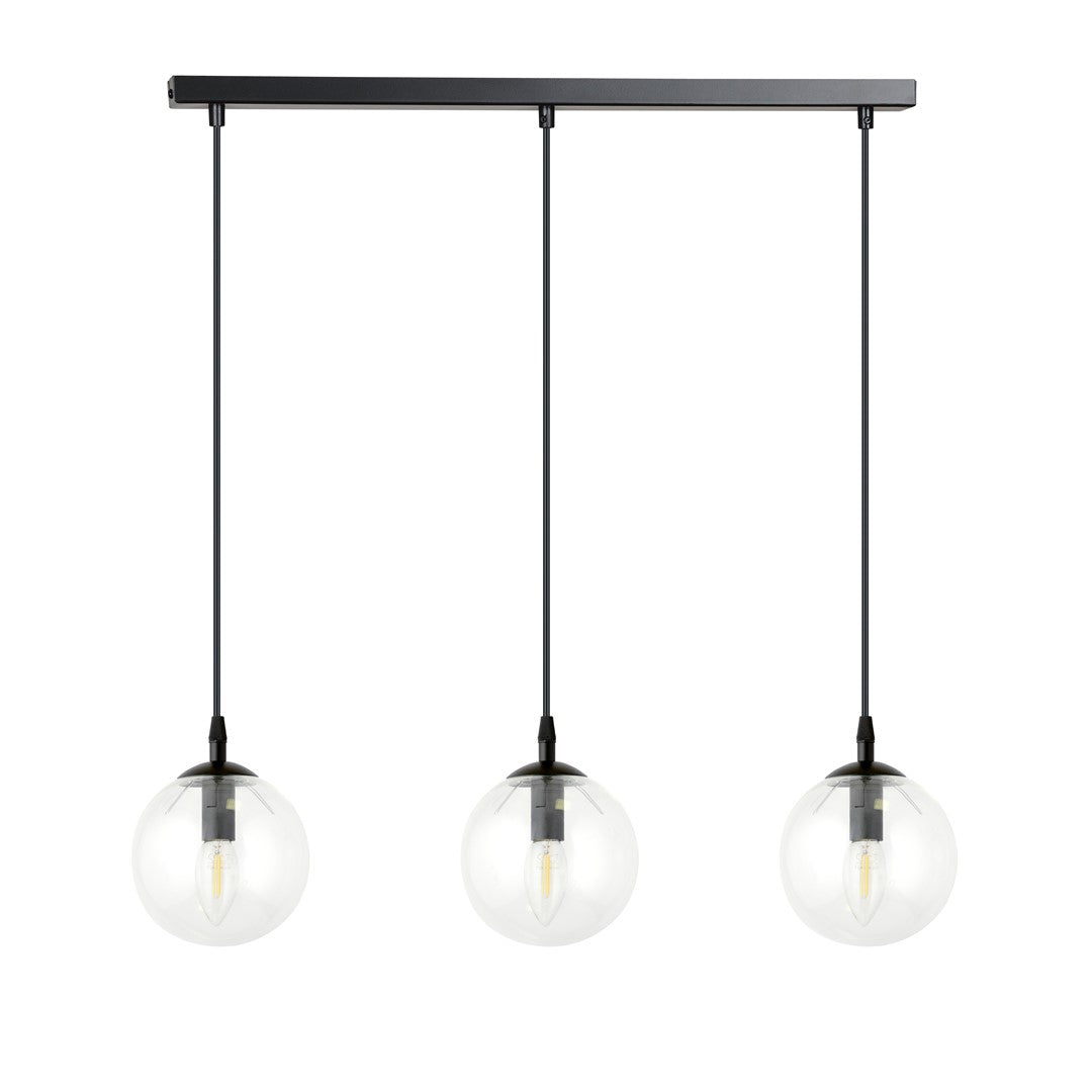 Cosmo 3 pendellampe transparent