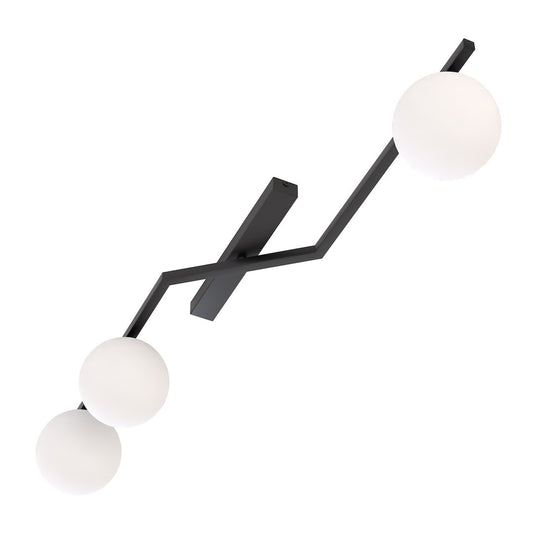 Naton 3 loftlampe sort/opal