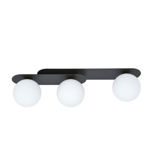 Plaza 3 loftlampe sort/opal