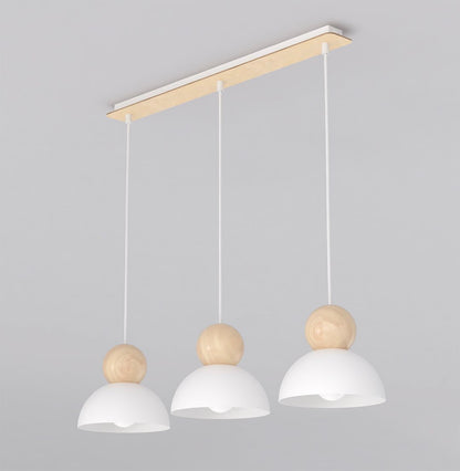 Kaki 3 loftlampe hvid