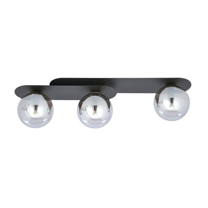 Plaza 3 loftlampe sort/grafit