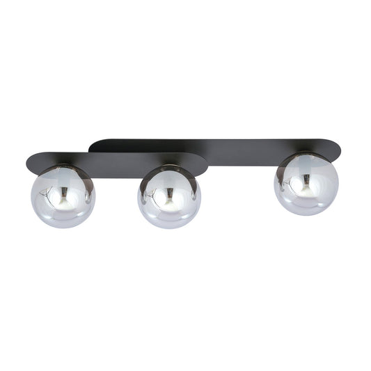 Plaza 3 loftlampe sort/grafit