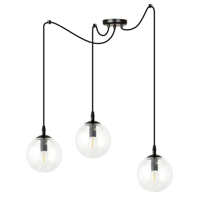 Gigi 3 pendellampe transparent