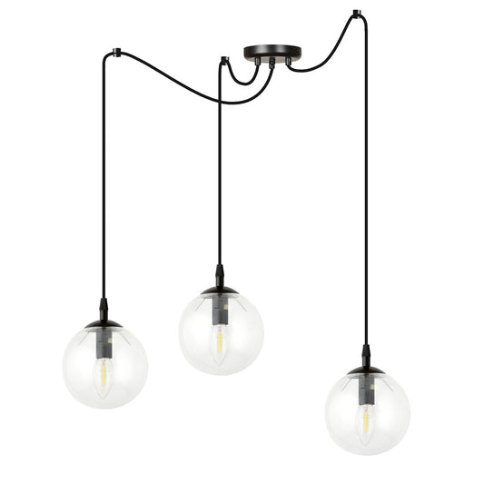 Gigi 3 pendellampe transparent