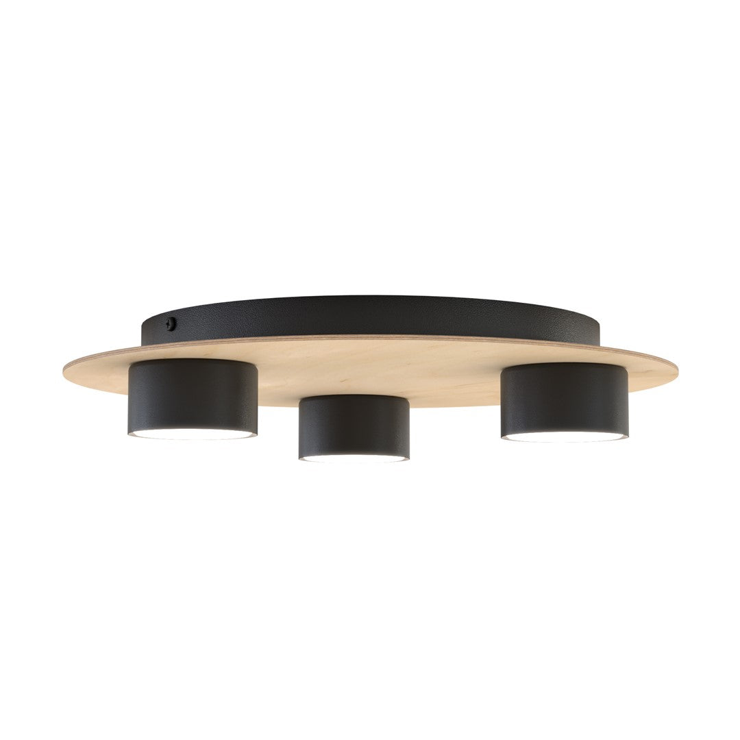 Pixo 3 loftlampe sort