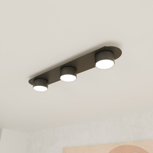 Diaz 3 loftlampe sort
