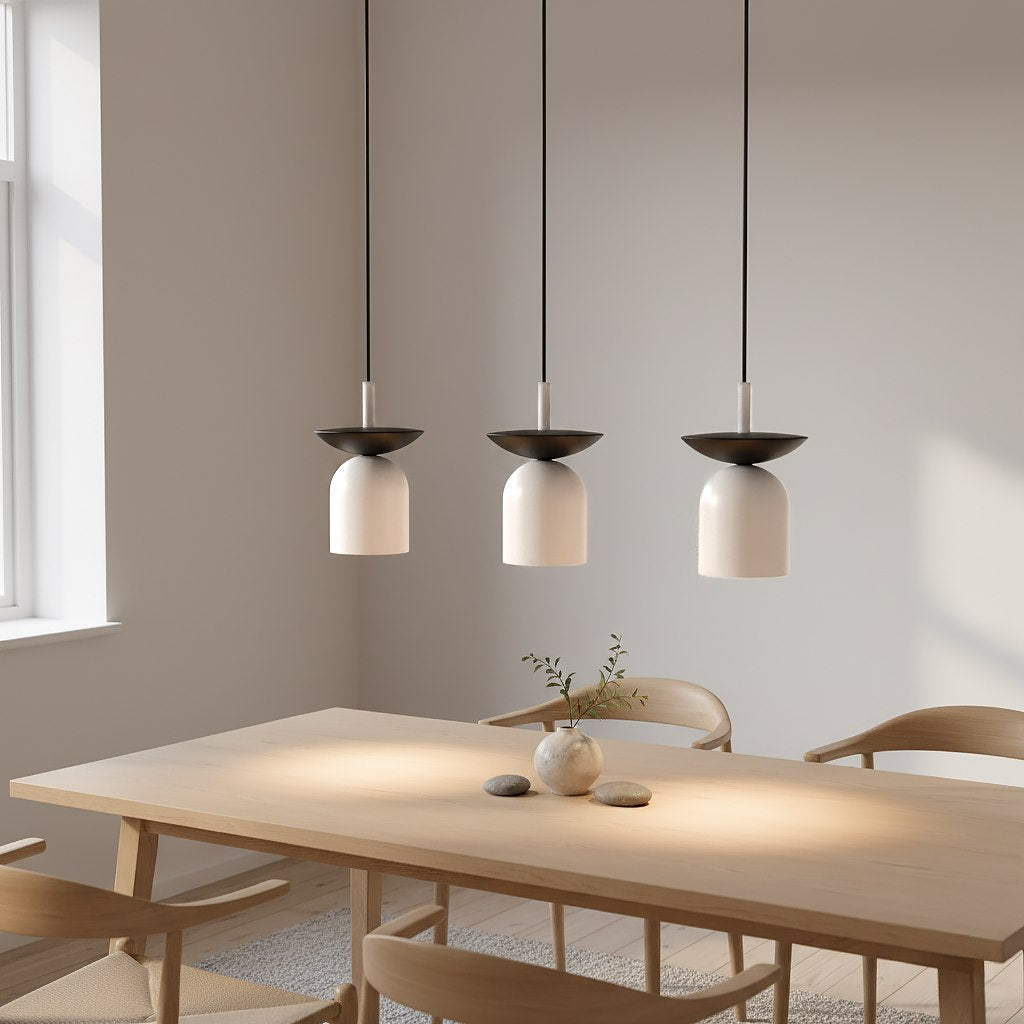 Ego 3 pendellampe sort/hvid