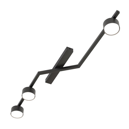 Skan 3 loftlampe sort