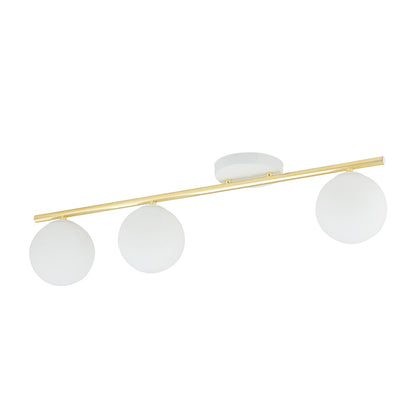 Monza 3 loftlampe hvid/opal