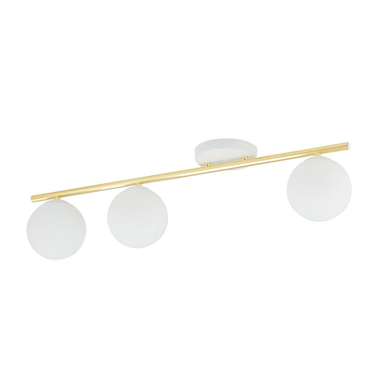 Monza 3 loftlampe hvid/opal