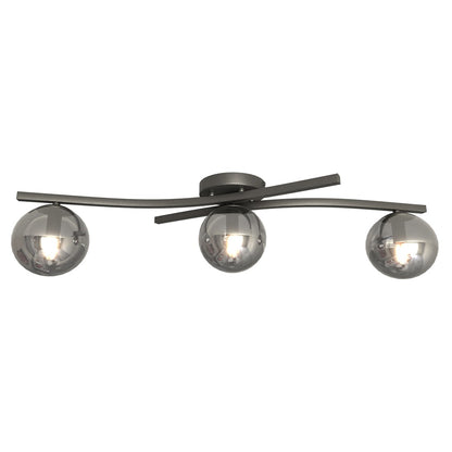 Opus 3 loftlampe sort/grafit