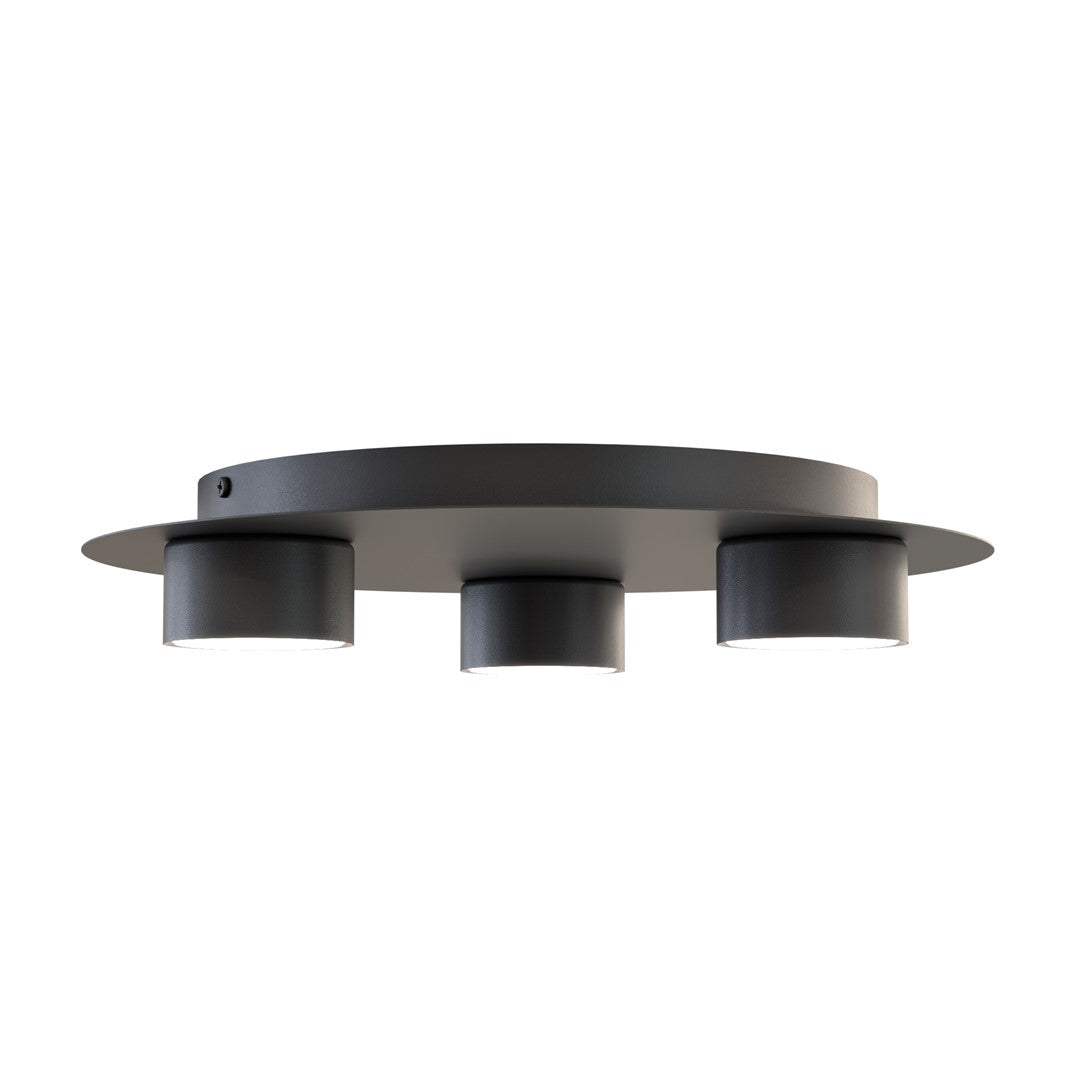 Bolx 3 loftlampe sort