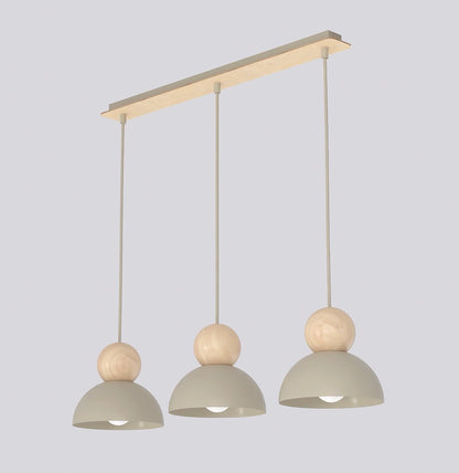 Kaki 3 loftlampe mokka