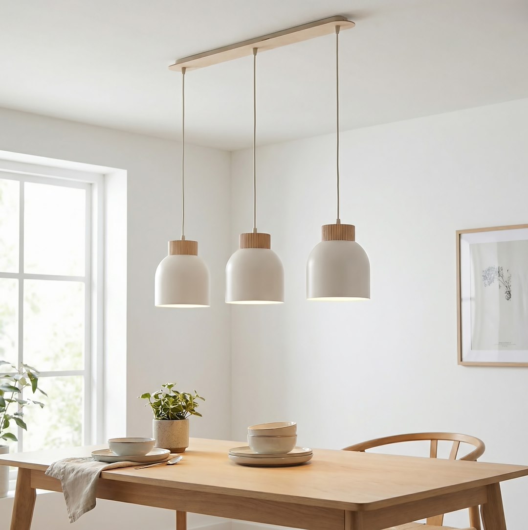 Vigo 3 pendellampe hvid