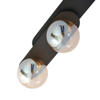 Plaza 3 loftlampe sort/ravfarvet