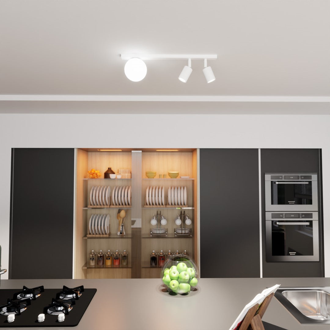 Baster 3 loftlampe hvid