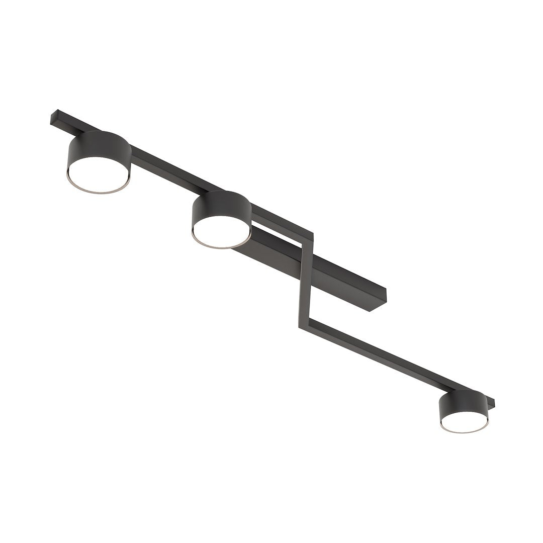 Skan 3 loftlampe sort