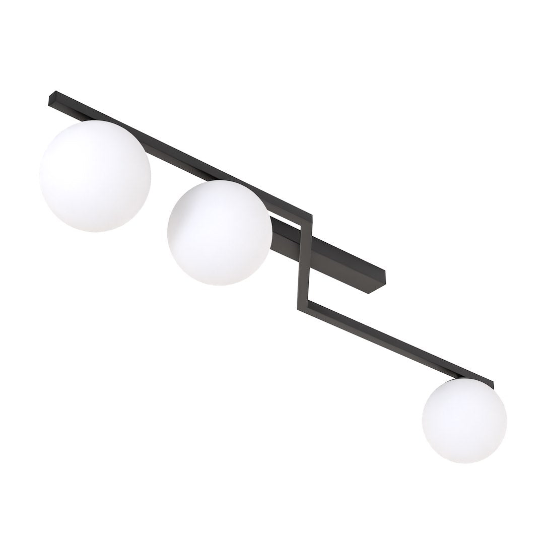 Naton 3 loftlampe sort/opal