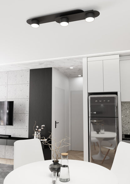 Stilo 3 loftlampe sort