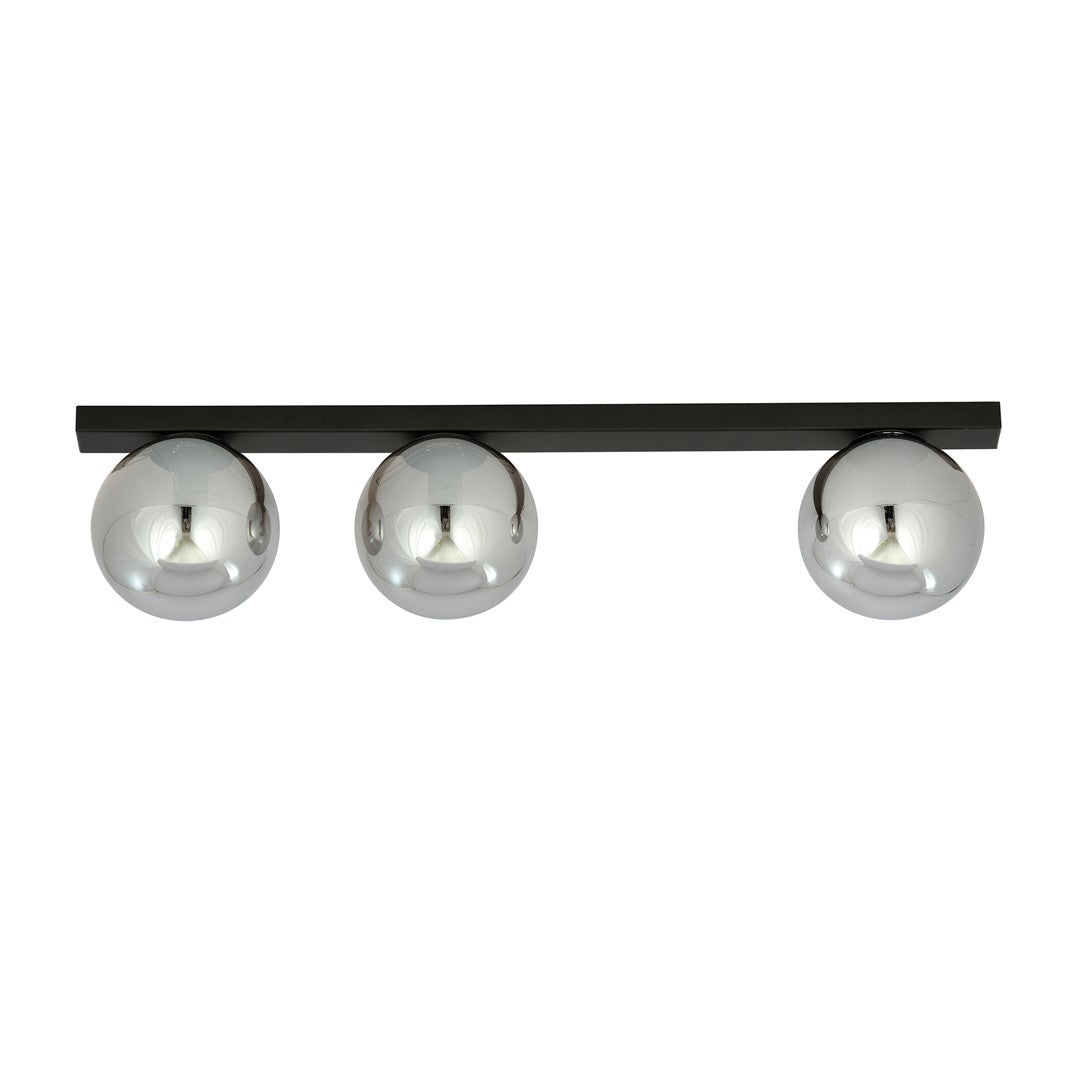 Fit 3 loftlampe sort/grafit