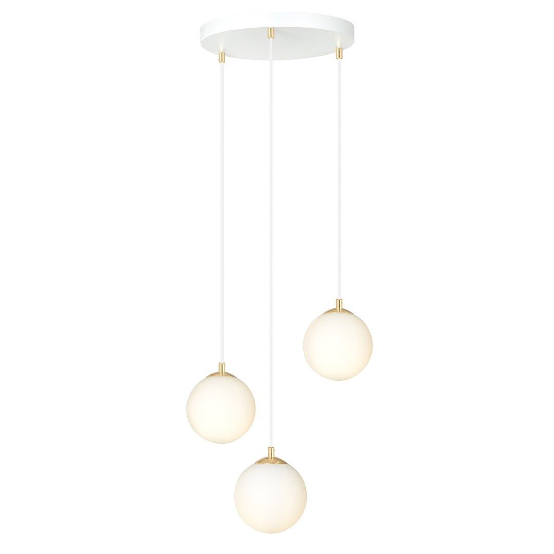 Royal 3 pendellampe hvid