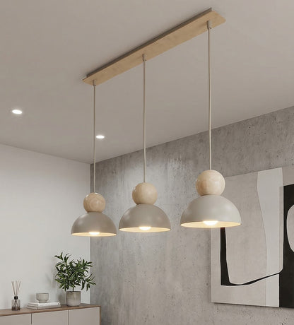 Kaki 3 loftlampe mokka