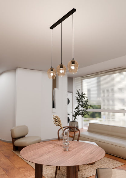 Istar 3 pendellampe sort/honninggul