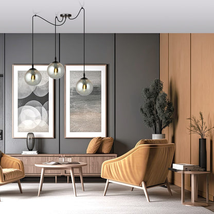 Gigi 3 pendellampe grafit