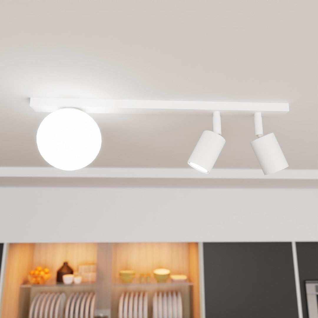 Baster 3 loftlampe hvid