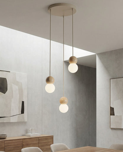 Loop 3 pendellampe mokka