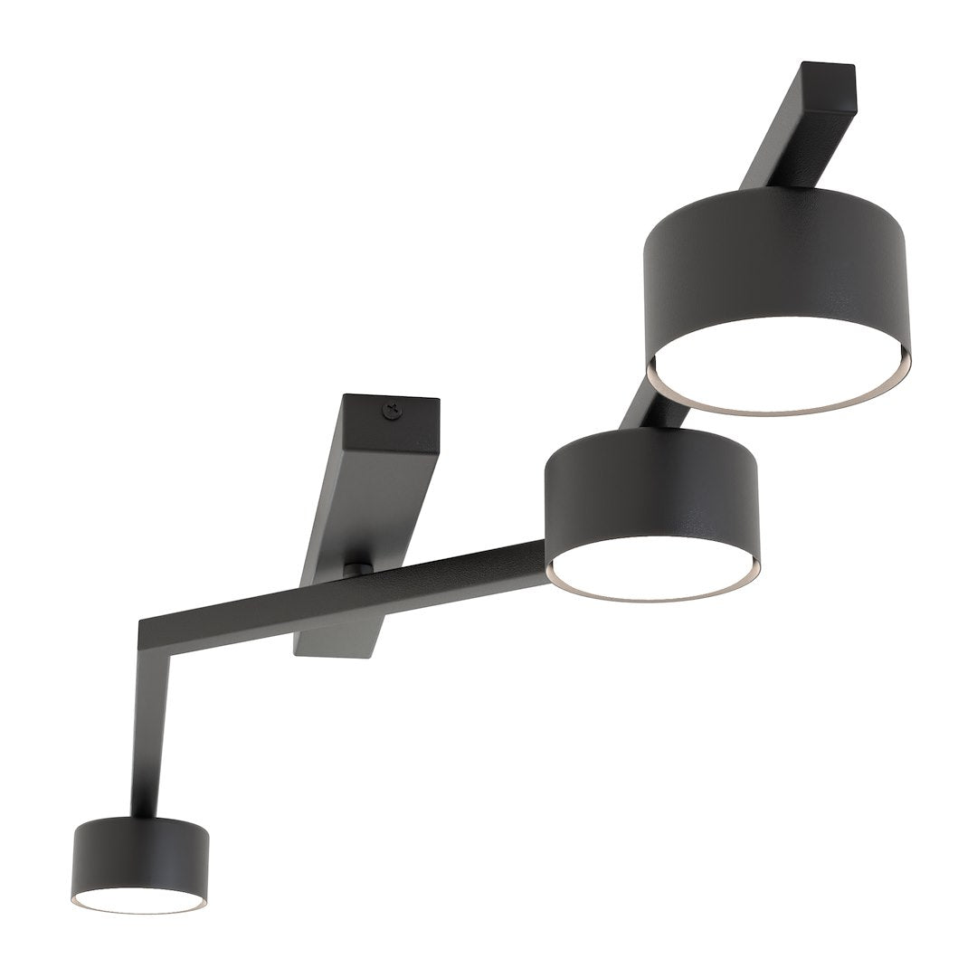 Skan 3 loftlampe sort