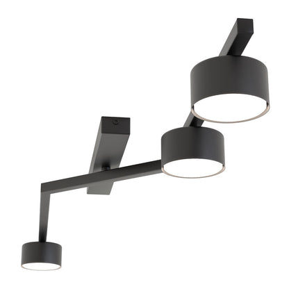 Skan 3 loftlampe sort