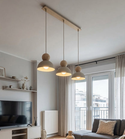 Kaki 3 loftlampe mokka