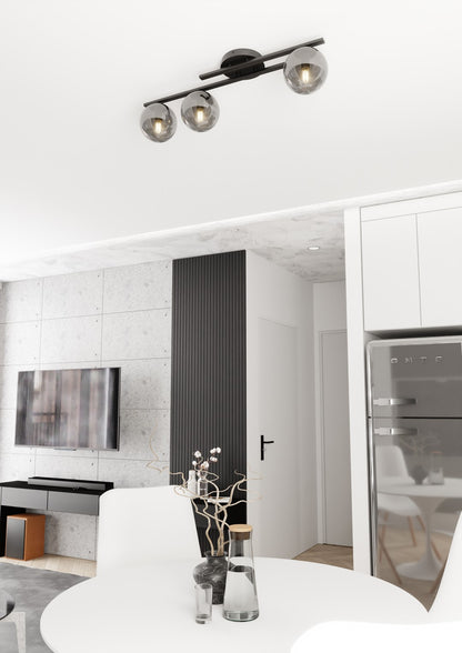 Kairo 3 loftlampe sort/grafit