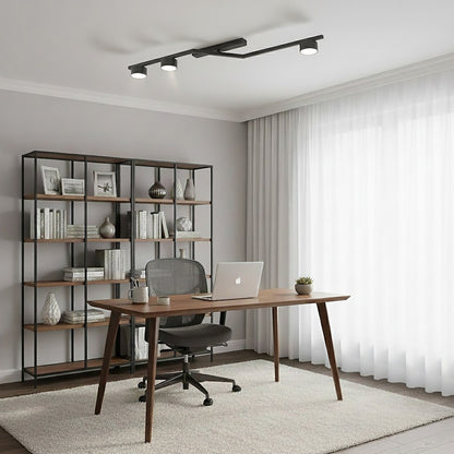 Skan 3 loftlampe sort