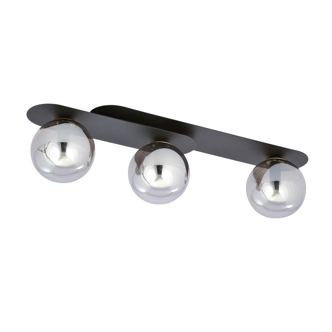 Plaza 3 loftlampe sort/grafit