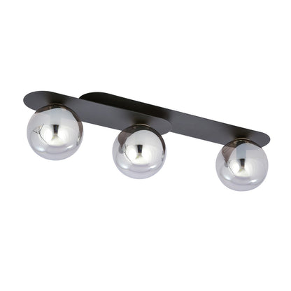 Plaza 3 loftlampe sort/grafit