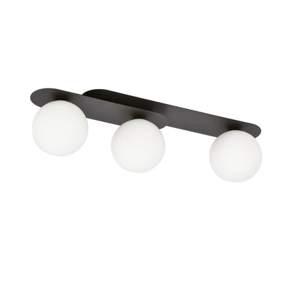 Plaza 3 loftlampe sort/opal