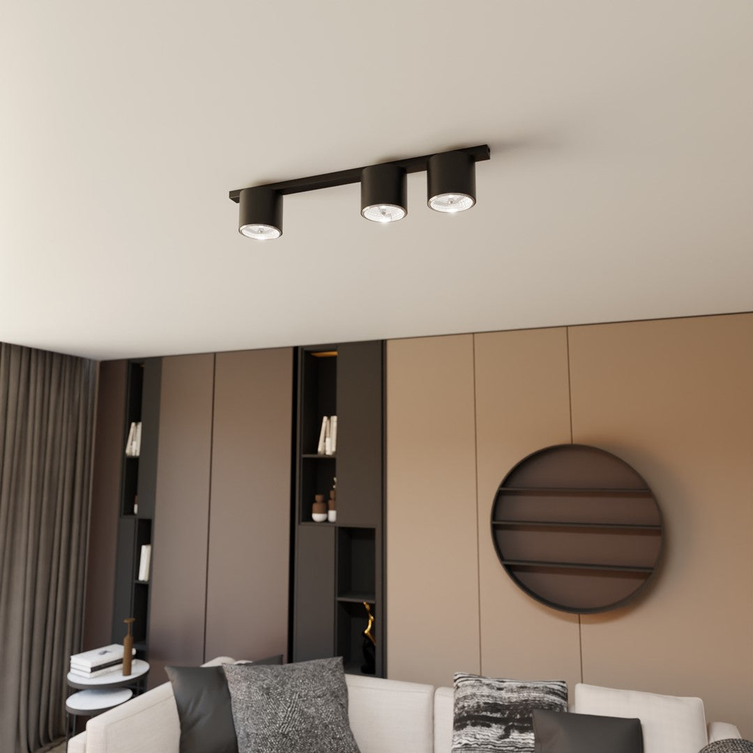 Nano 3 loftlampe sort