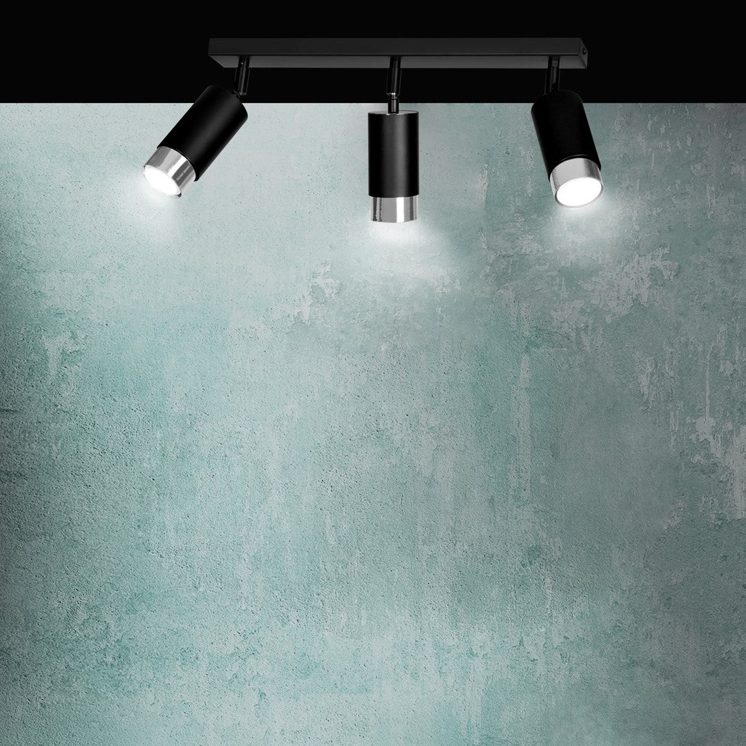 Hiro 3 loftspot sort/krom