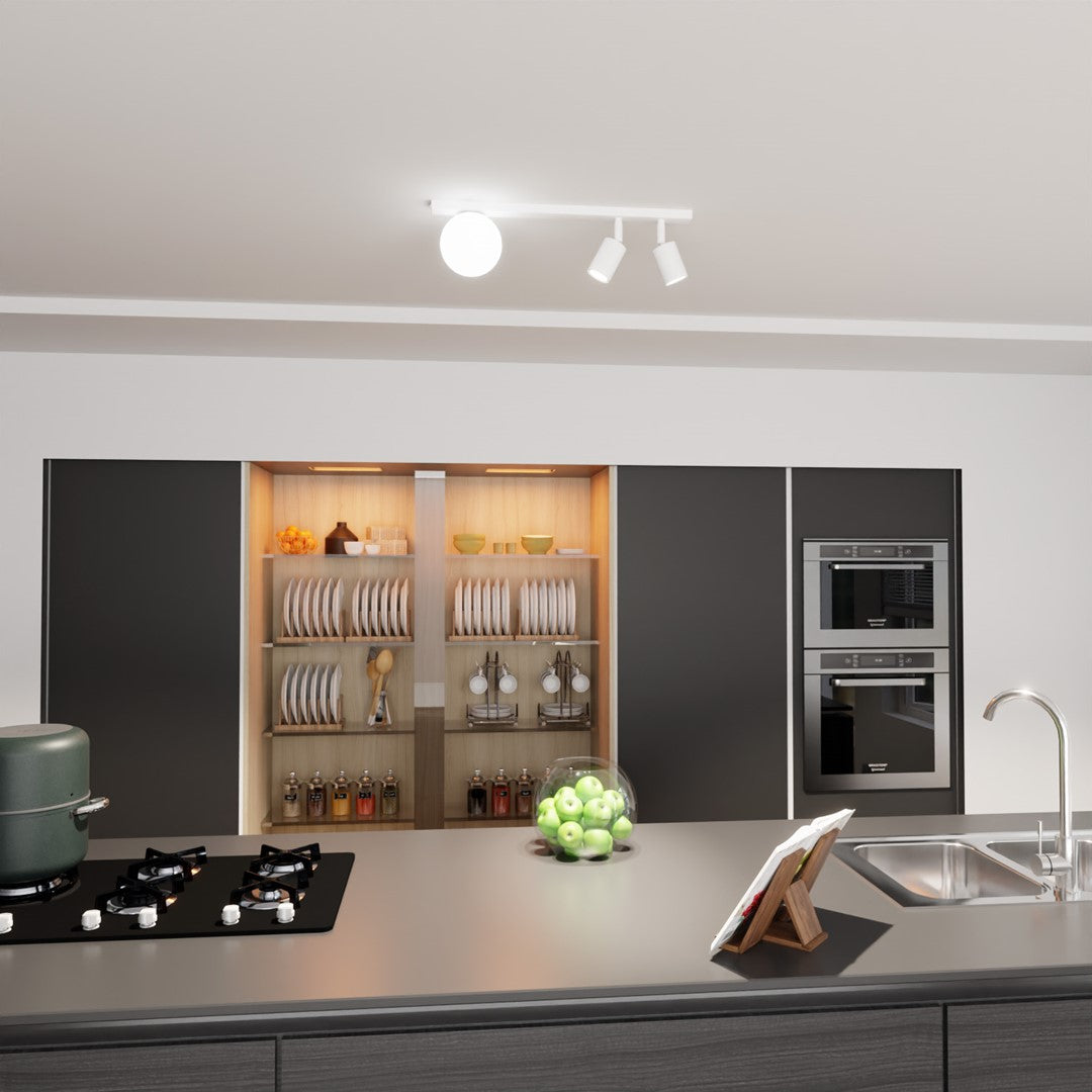 Baster 3 loftlampe hvid