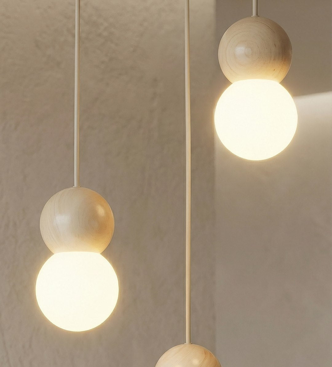 Loop 3 pendellampe mokka