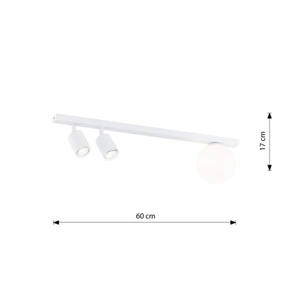 Baster 3 loftlampe hvid