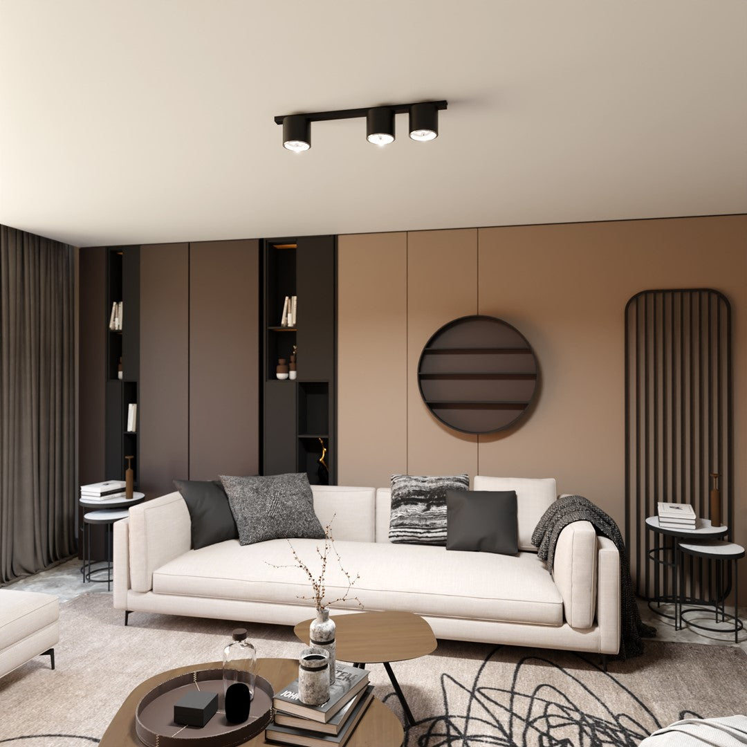 Nano 3 loftlampe sort
