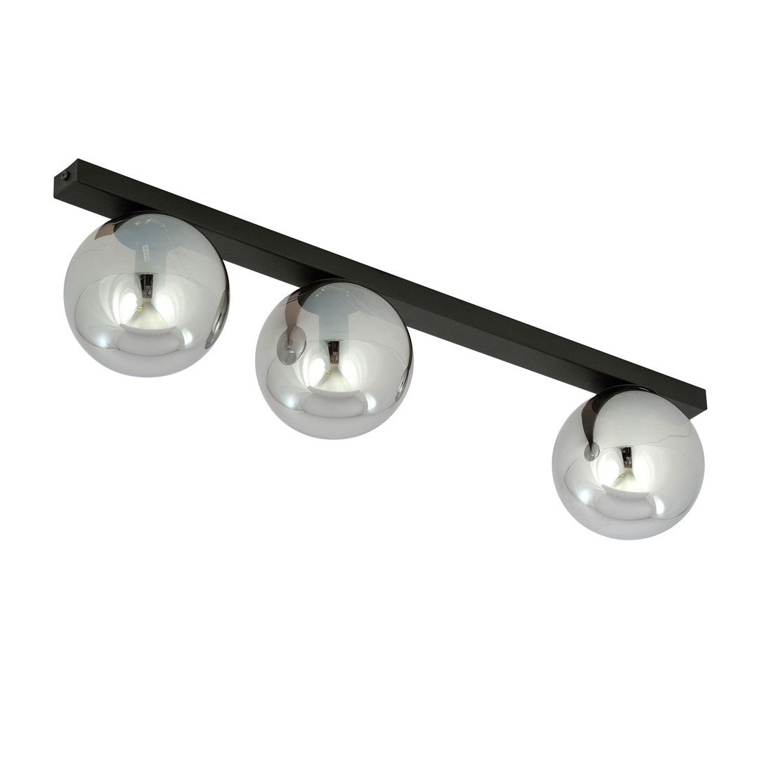 Fit 3 loftlampe sort/grafit