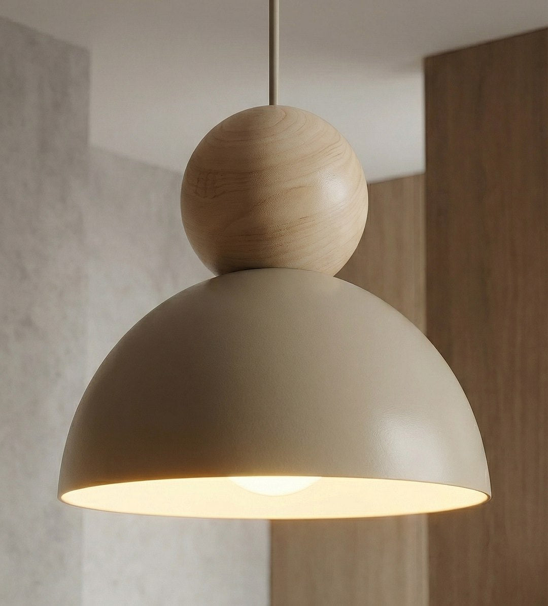 Kaki 3 loftlampe mokka
